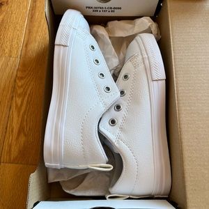 Toddler Size 10White Leather Converse New in Box